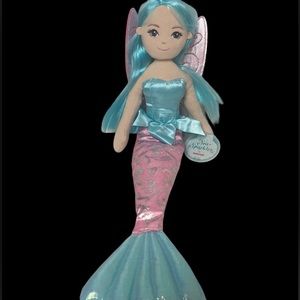 Aurora Sea Sparkles 18” Sea Fairy/Mermaid SHELLINA Mythical Nautical Beach Siren